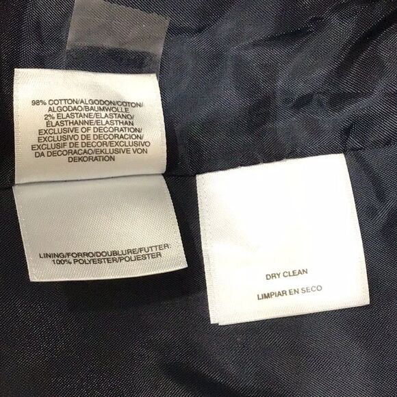 Jones New York The Julia Jacket Blue Pinstripes Stretch New Size 10 - Picture 16 of 16